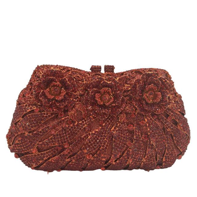 Boutique De FGG Mini Flower Clutch Purses for Women Dressy, Wedding Party Bridal Rhinestone Clutch Bag, Elegant Evening Handbags Small Clutch
Boutique De FGG Mini Flower Clutch Purses for Women Dressy, Wedding Party Bridal Rhinestone Clutch Bag, Elegant Evening Handbags Small Clutch