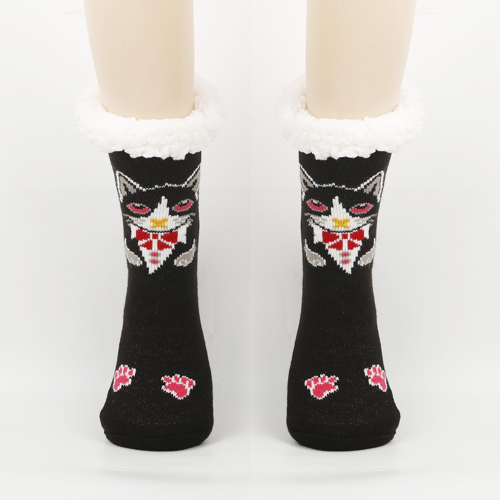 Women s Foot Covering Warm And Velvet Socks Cute Sleep Socks Home Mid Tube Floor Socks One Size чёрный
Women s Foot Covering Warm And Velvet Socks Cute Sleep Socks Home Mid Tube Floor Socks One Size чёрный