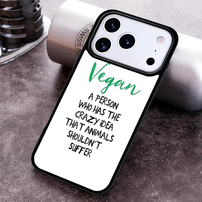 Vegan Quote Phrase Veganism Phone Case For iPhone 17,16e,15,14,13,12,11,Mini,Pro,MAX soft Silicone Cover iPhone 14 Plus
Vegan Quote Phrase Veganism Phone Case For iPhone 17,16e,15,14,13,12,11,Mini,Pro,MAX soft Silicone Cover iPhone 14 Plus