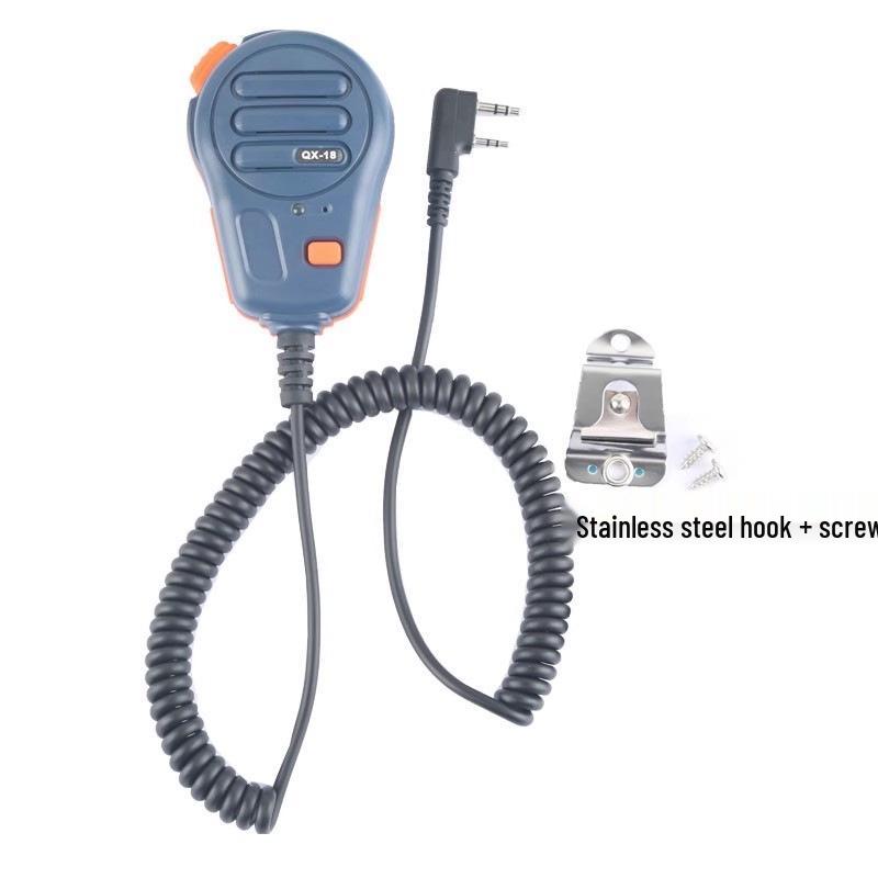QX-18 Premium Waterproof Handheld Microphone Speaker for Kenwood, Baofeng, Lingtong Motorcycle Radio K Head Universal
QX-18 Premium Waterproof Handheld Microphone Speaker for Kenwood, Baofeng, Lingtong Motorcycle Radio K Head Universal