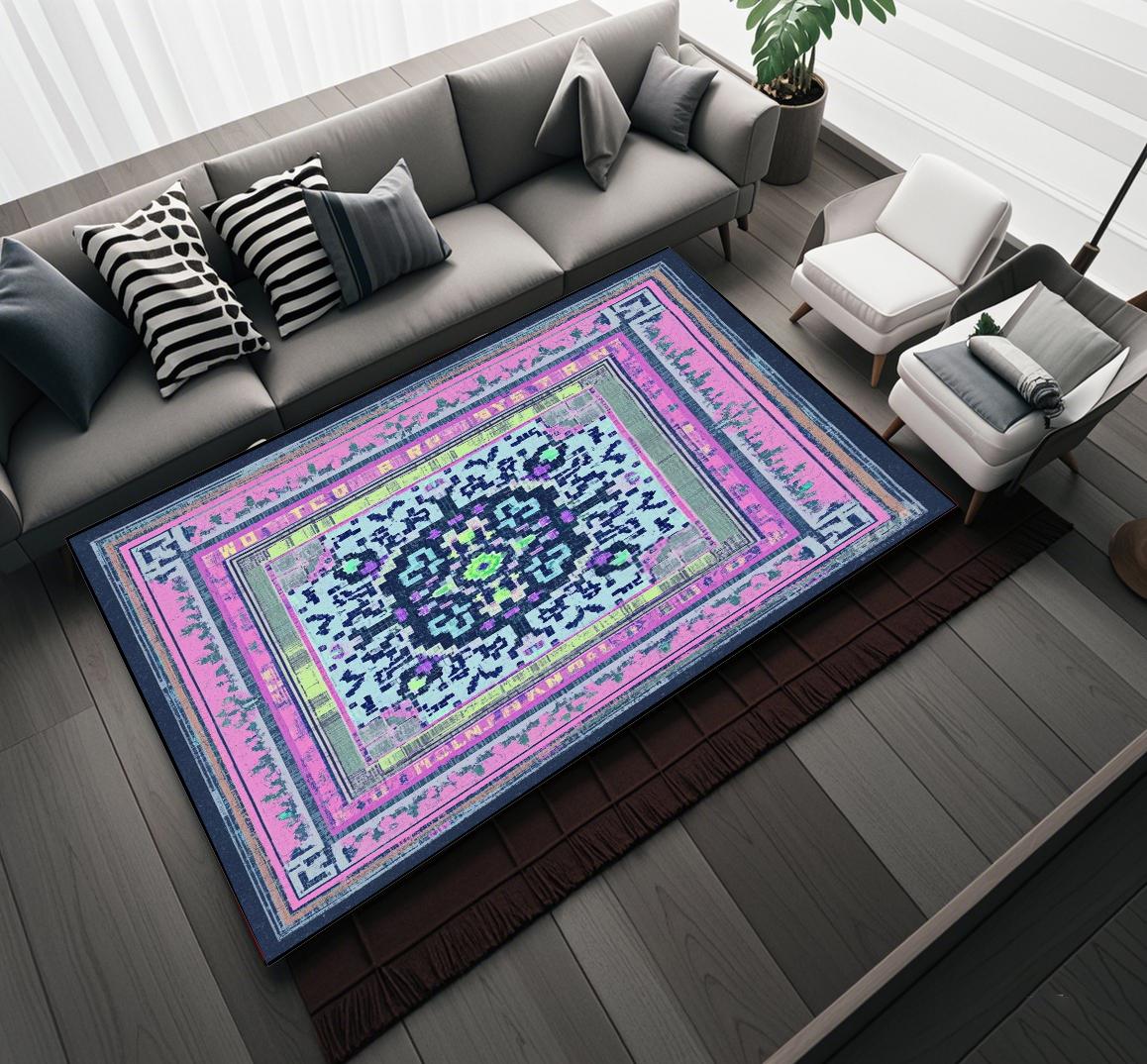 Digital technology pattern non-slip multifunctional carpet for living room, bedroom, home kitchen and hallway decoration 40cmx60cm
Digital technology pattern non-slip multifunctional carpet for living room, bedroom, home kitchen and hallway decoration 40cmx60cm