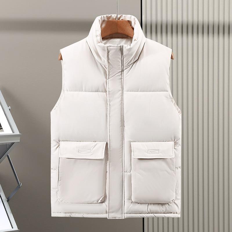 Cotton vest men s new autumn and winter sleeveless lightweight warm stand-up collar cotton vest loose casual vest thick coat M абрикосовий
Cotton vest men s new autumn and winter sleeveless lightweight warm stand-up collar cotton vest loose casual vest thick coat M абрикосовий