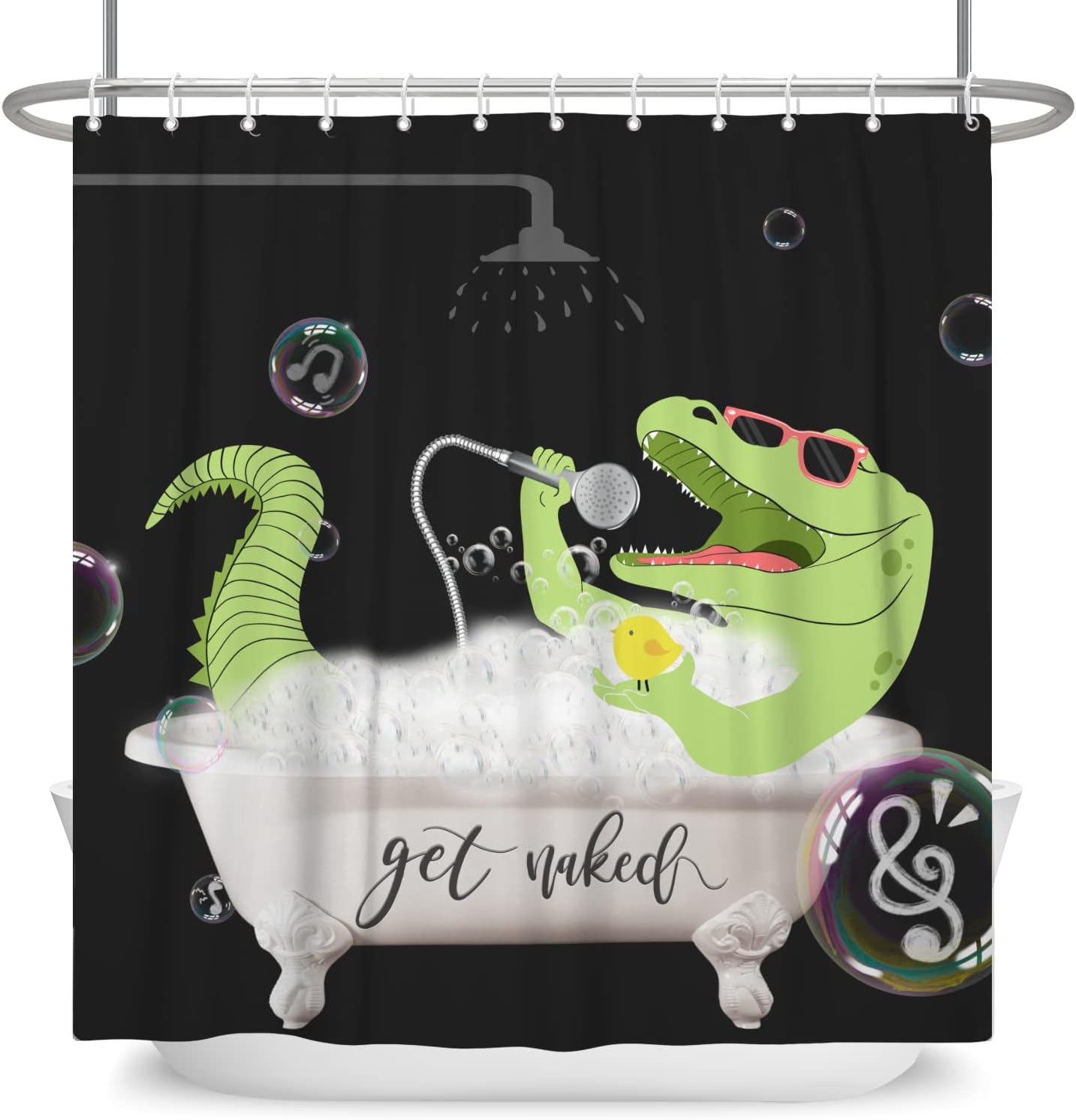 Charming Hippo Fun Shower Curtain Cartoon Animal Coast Landscape Bathroom Decorative Shower Curtain With Hook 180X180Cm W60H190(CM)-1 Pcs
Charming Hippo Fun Shower Curtain Cartoon Animal Coast Landscape Bathroom Decorative Shower Curtain With Hook 180X180Cm W60H190(CM)-1 Pcs