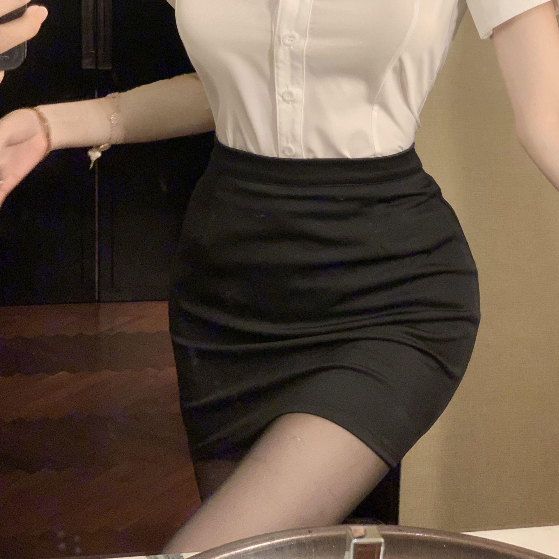 Women s Summer V-Neck Slimming White Short Sleeve Shirt for Professional and OL Uniforms S 40-45 kg
Women s Summer V-Neck Slimming White Short Sleeve Shirt for Professional and OL Uniforms S 40-45 kg
