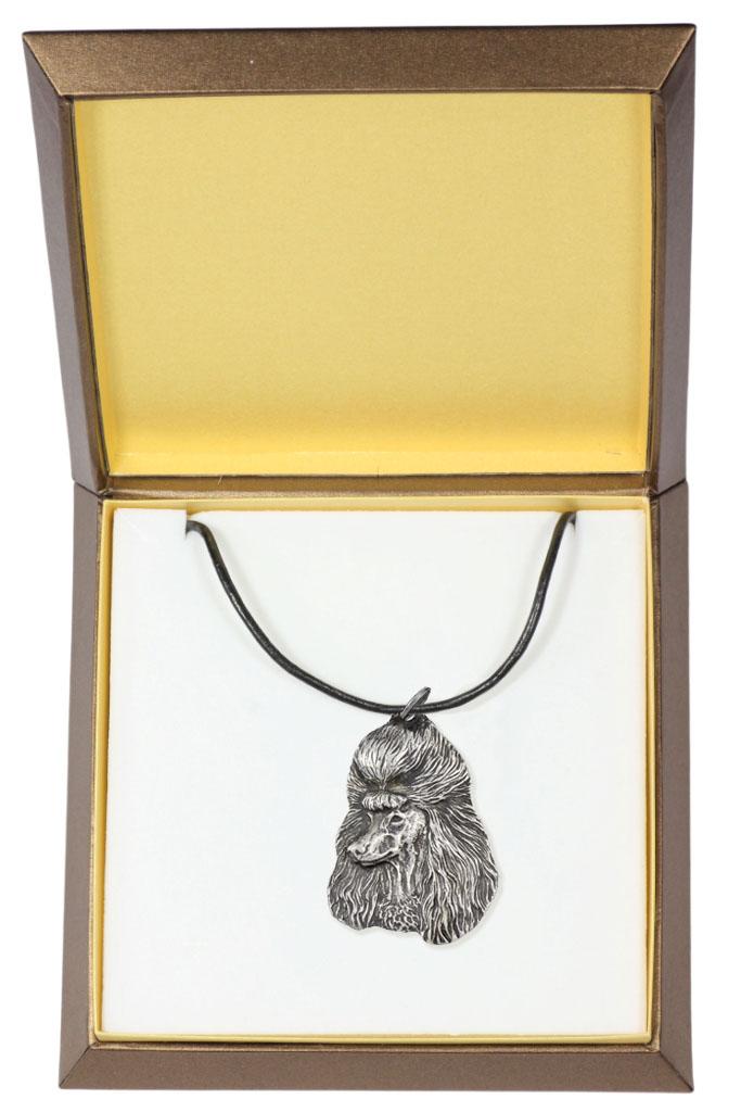 Poodle - Dog necklace in gift box, silver-plated locket for dog fan, striking pendant by Art-Dog brand срібний
Poodle - Dog necklace in gift box, silver-plated locket for dog fan, striking pendant by Art-Dog brand срібний