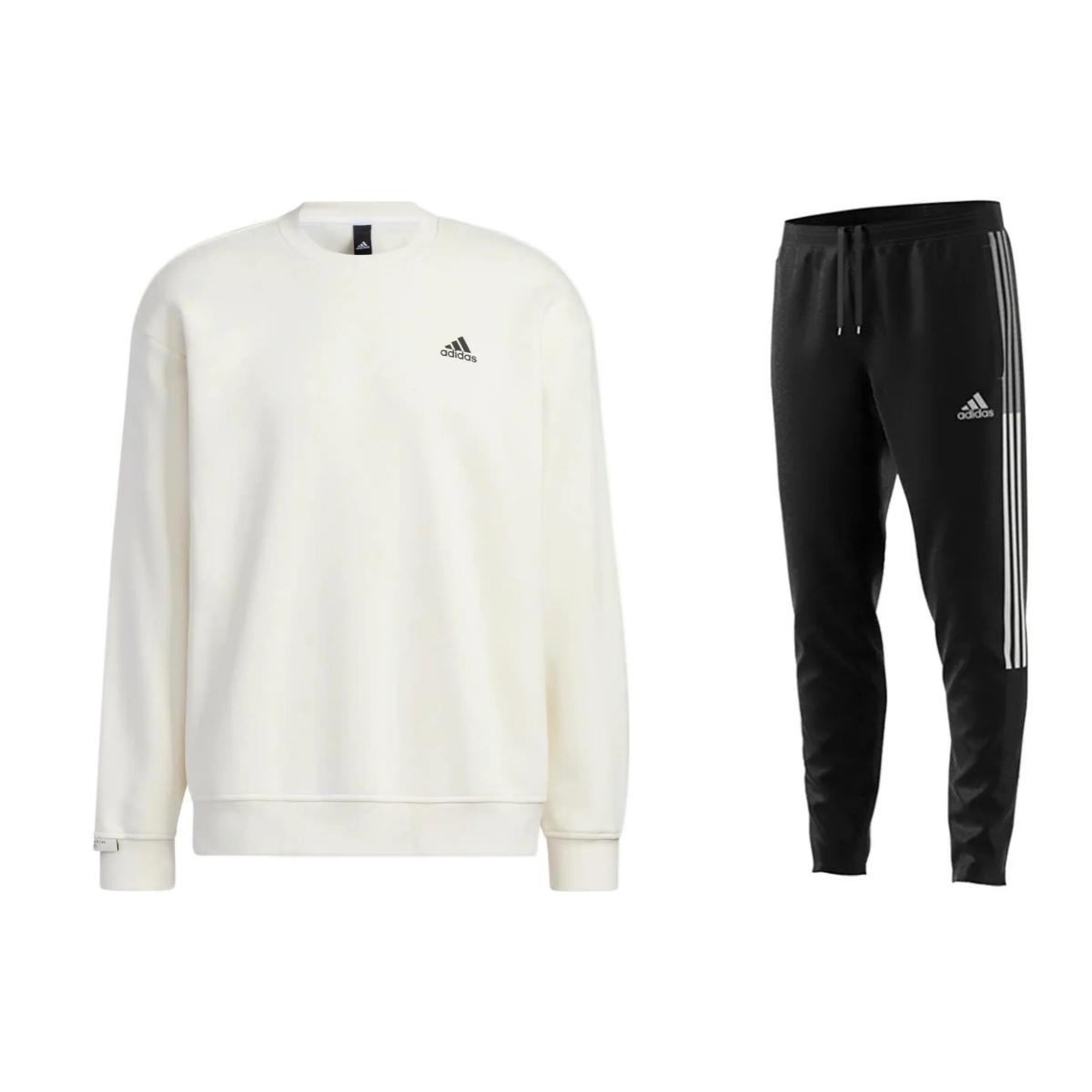 Adidas Логотип Принт Узор Круглый вырез Пуловер Длинный рукав Футбол Тренировочные тканые брюки Повседневный спортивный костюм Мужской костюм IB2713+GM7356_20240831212117 S
Adidas Логотип Принт Узор Круглый вырез Пуловер Длинный рукав Футбол Тренировочные тканые брюки Повседневный спортивный костюм Мужской костюм IB2713+GM7356_20240831212117 S