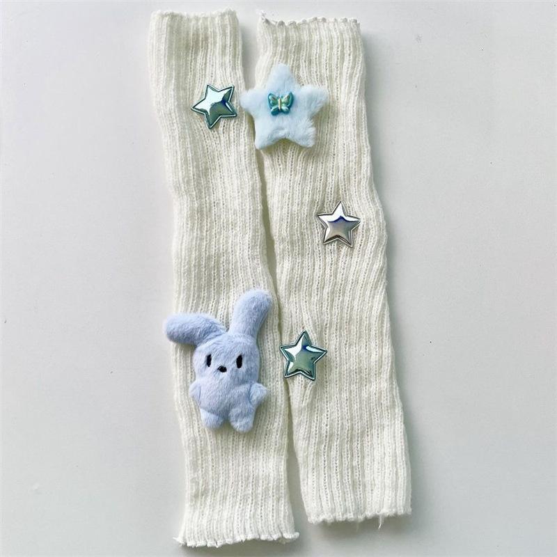 Original Rabbit Star Knit Leg Warmers Y2K Striped Sleeve Set Fold Ear Bunny Kawaii Stacking Socks for Girls 2000s RetroSock One Size
Original Rabbit Star Knit Leg Warmers Y2K Striped Sleeve Set Fold Ear Bunny Kawaii Stacking Socks for Girls 2000s RetroSock One Size