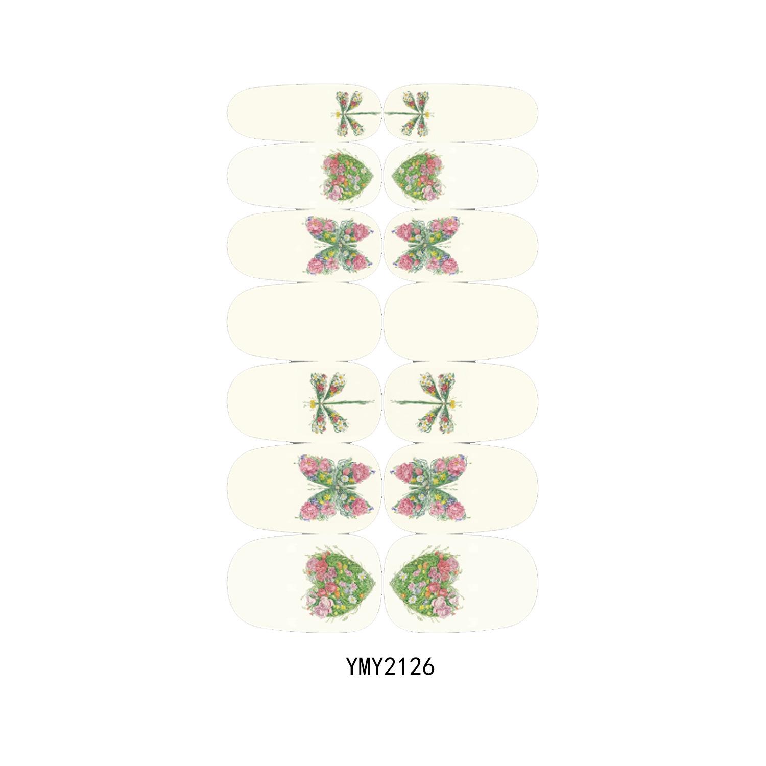 Butterfly Nail Art Stickers, Full Cover, Waterproof, Long-lasting, Ins Style (YMY2115-2126)
Butterfly Nail Art Stickers, Full Cover, Waterproof, Long-lasting, Ins Style (YMY2115-2126)