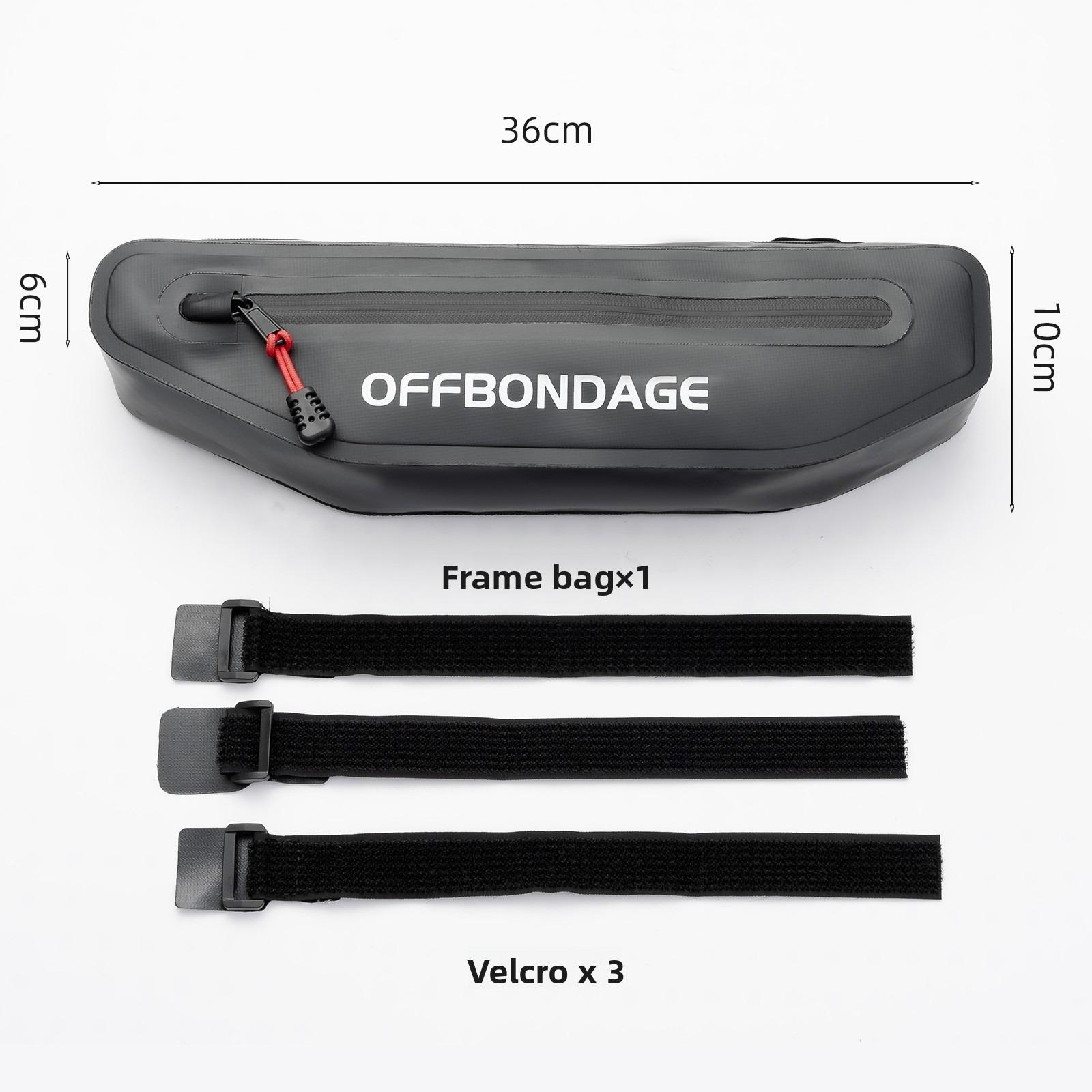 OFFBONDAGE 2L Bicycle Bag Bike Triangle Bag Cycling Top Tube Front Frame Bag Waterproof MTB Road Pannier Bicycle Under Tube Bag чорний
OFFBONDAGE 2L Bicycle Bag Bike Triangle Bag Cycling Top Tube Front Frame Bag Waterproof MTB Road Pannier Bicycle Under Tube Bag чорний