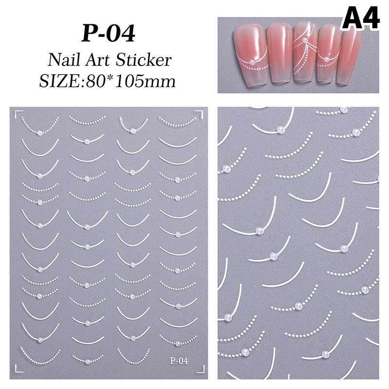 Жемчужная линия Французский нейл-арт Украшения Наклейки Маникюрные наклейки Аксессуары для нейл-чарма Ногтевой салон as the picture
Жемчужная линия Французский нейл-арт Украшения Наклейки Маникюрные наклейки Аксессуары для нейл-чарма Ногтевой салон as the picture