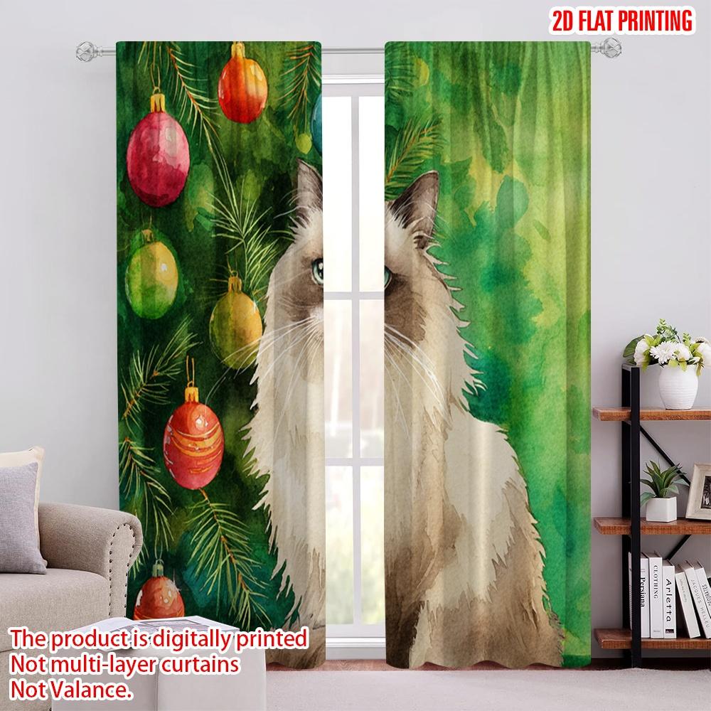 2pcs,2D plane printing Curtains&Window Treatment Longhair Cat by Tree Polyester (without rod) Outdoor Decorations Ldeal for Home 52.50 × 116.00 cm 2 pcs
2pcs,2D plane printing Curtains&Window Treatment Longhair Cat by Tree Polyester (without rod) Outdoor Decorations Ldeal for Home 52.50 × 116.00 cm 2 pcs