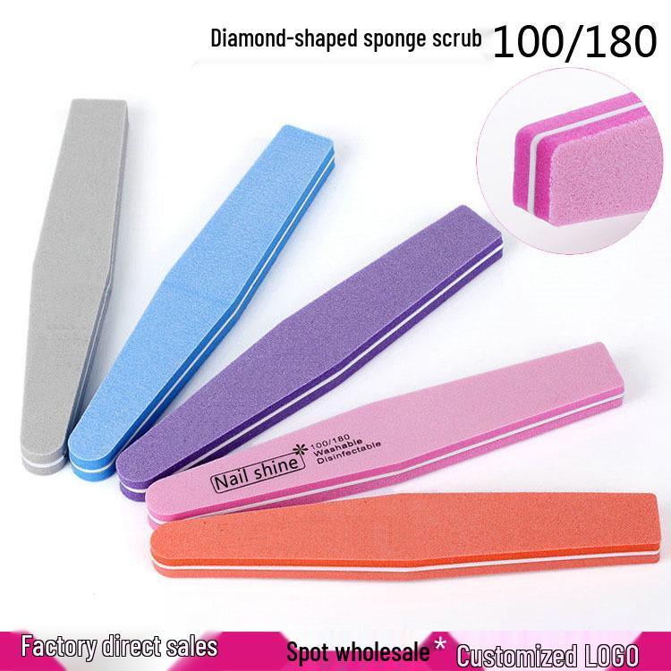 Diamond Sponge Nail File - Washable Manicure Tool for Trimming, Shaping, Buffing and Sanding Nails Diamond Shape - Purple (No Logo)
Diamond Sponge Nail File - Washable Manicure Tool for Trimming, Shaping, Buffing and Sanding Nails Diamond Shape - Purple (No Logo)