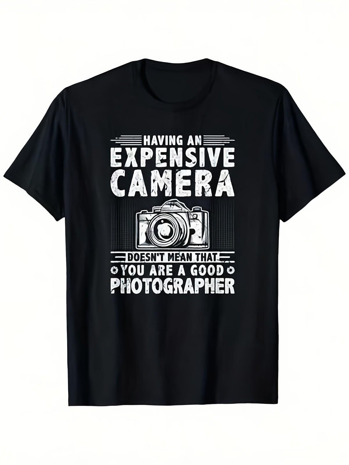 Men s & Women s 100% Cotton Photography Camera T-Shirt - 180g Heavyweight Retr 5XL різнокольоровий
Men s & Women s 100% Cotton Photography Camera T-Shirt - 180g Heavyweight Retr 5XL різнокольоровий