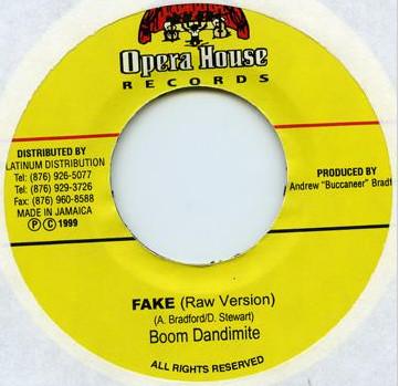 7inch Record BOOM DANDIMITE - Fake NONE Opera House 1999 Jamaica Reggae, Ska & Dub Used
7inch Record BOOM DANDIMITE - Fake NONE Opera House 1999 Jamaica Reggae, Ska & Dub Used