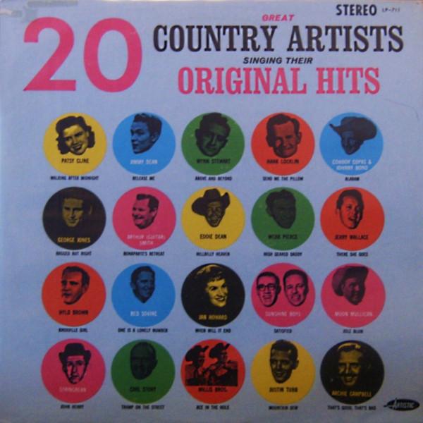 LP Record VARIOUS - 20 Great Country Artists Singing Th LP711 Artistic US Folk Used
LP Record VARIOUS - 20 Great Country Artists Singing Th LP711 Artistic US Folk Used