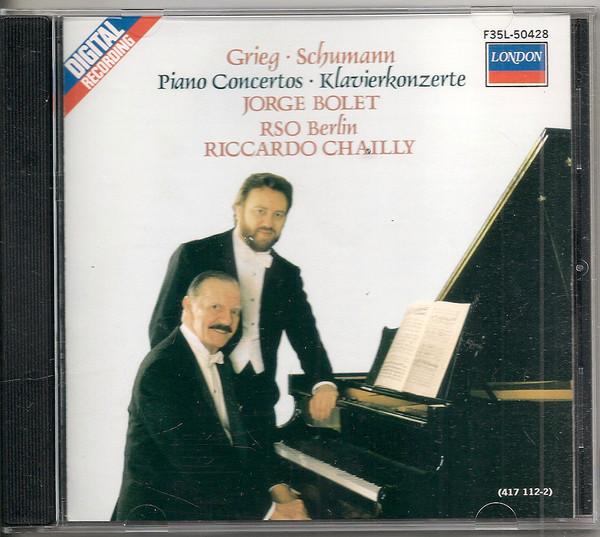 CD GRIEG SCHUMANN, JORGE BOLET, RSO BE - Piano Concertos Klavierkonzerte F35L50428 London Records 1986 Japan Classical Used
CD GRIEG SCHUMANN, JORGE BOLET, RSO BE - Piano Concertos Klavierkonzerte F35L50428 London Records 1986 Japan Classical Used