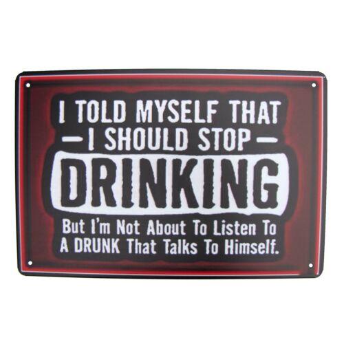 Funny Stop Drinking Drunk Metal Sign Tin Man Cave Garage Decor Bar Pub Wall ArtAluminum 30x40cm(11.8x15.7inch)
Funny Stop Drinking Drunk Metal Sign Tin Man Cave Garage Decor Bar Pub Wall ArtAluminum 30x40cm(11.8x15.7inch)