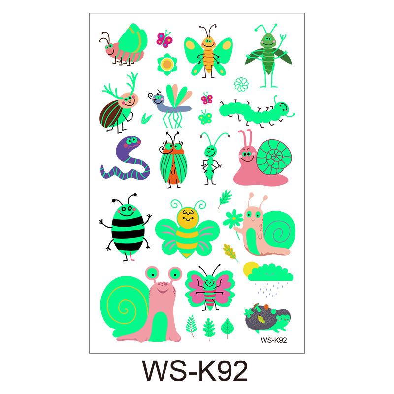 Детская мультяшная светящаяся в темноте татуировка с флуоресцентной зеленой водонепроницаемой бонусной наклейкой
Детская мультяшная светящаяся в темноте татуировка с флуоресцентной зеленой водонепроницаемой бонусной наклейкой