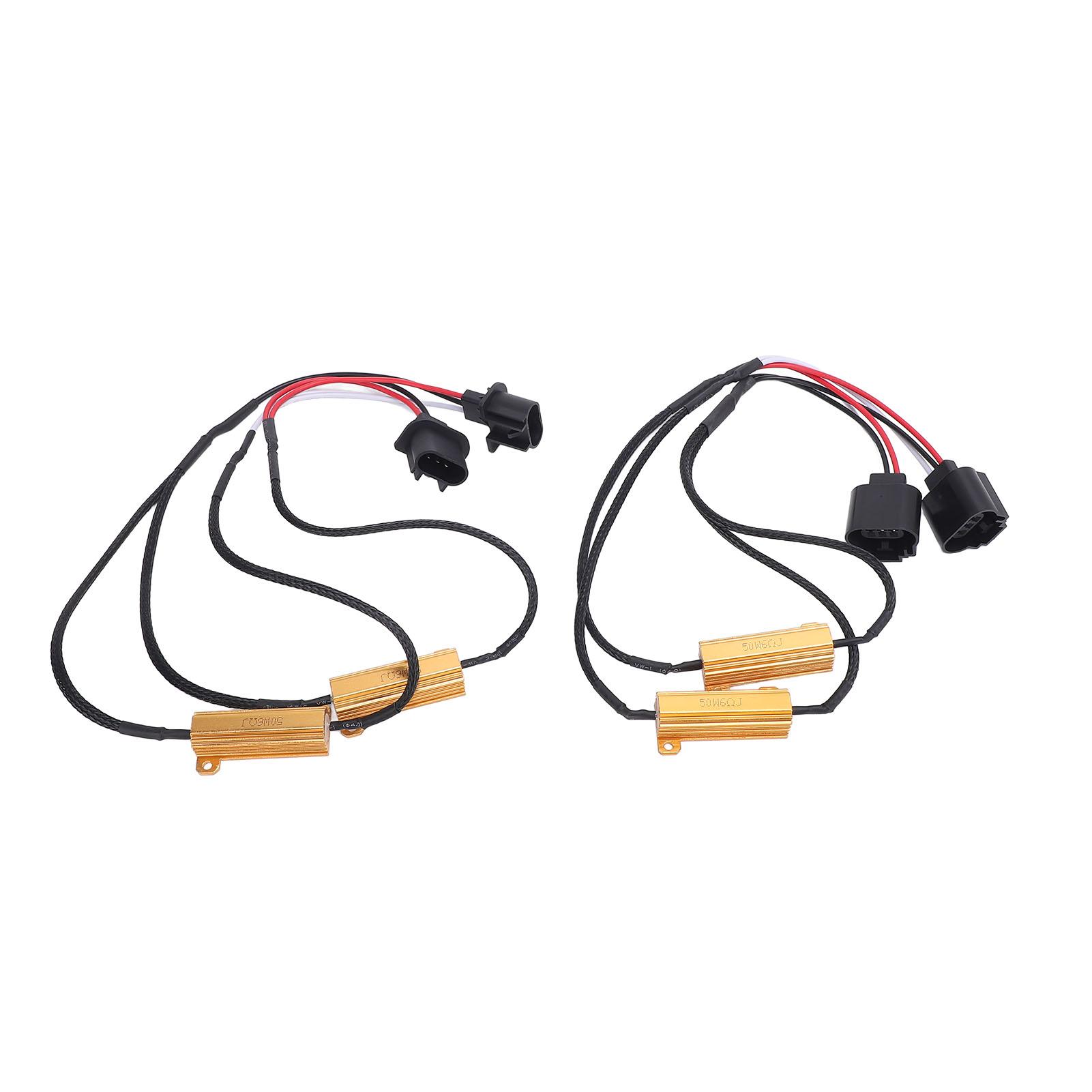 2 Pcs 50W LED Load Resistor 6ohm Anti Flickering Plug and Play LED Bulb Decoder for Turn Signal Daytime Running Light
2 Pcs 50W LED Load Resistor 6ohm Anti Flickering Plug and Play LED Bulb Decoder for Turn Signal Daytime Running Light