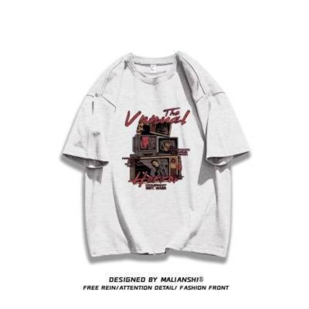 High Street Design Short Sleeve Printed T-Shirt Summer Couple Men s and Women s Cotton Loose Heavy Top Versatile M грязно-белый
High Street Design Short Sleeve Printed T-Shirt Summer Couple Men s and Women s Cotton Loose Heavy Top Versatile M грязно-белый