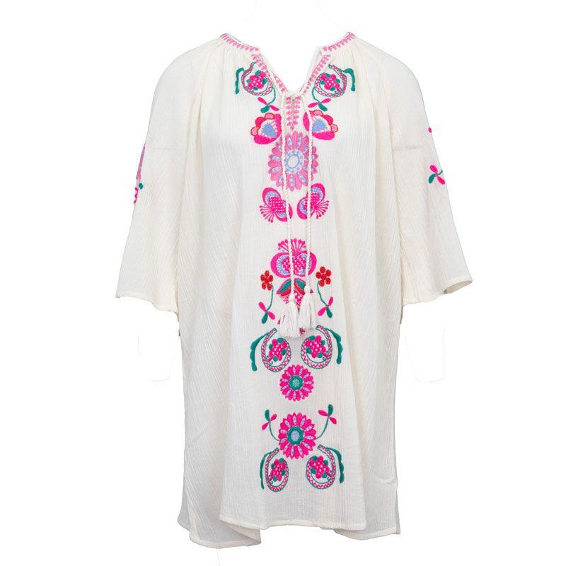 Платье-кафтан Magoo с рукавами 3/4 и цветочной вышивкой для женщин ANTIK BATIK XS коричневый
Платье-кафтан Magoo с рукавами 3/4 и цветочной вышивкой для женщин ANTIK BATIK XS коричневый