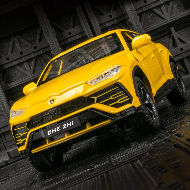 Игрушечная модель автомобиля из сплава Lamborghini Urus с симуляцией, со звуком, светом и открывающимися дверями
Игрушечная модель автомобиля из сплава Lamborghini Urus с симуляцией, со звуком, светом и открывающимися дверями