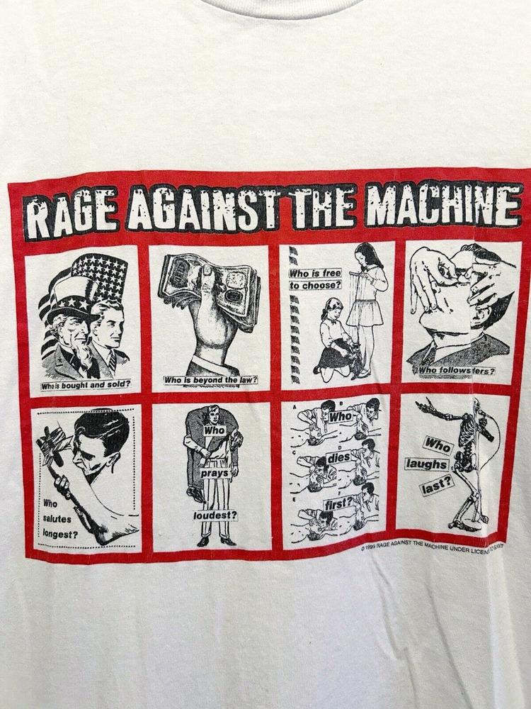 1999 Rage Against The Machine Rock Band S To 4XL Unisex T-shirt Tops Tee M
1999 Rage Against The Machine Rock Band S To 4XL Unisex T-shirt Tops Tee M
