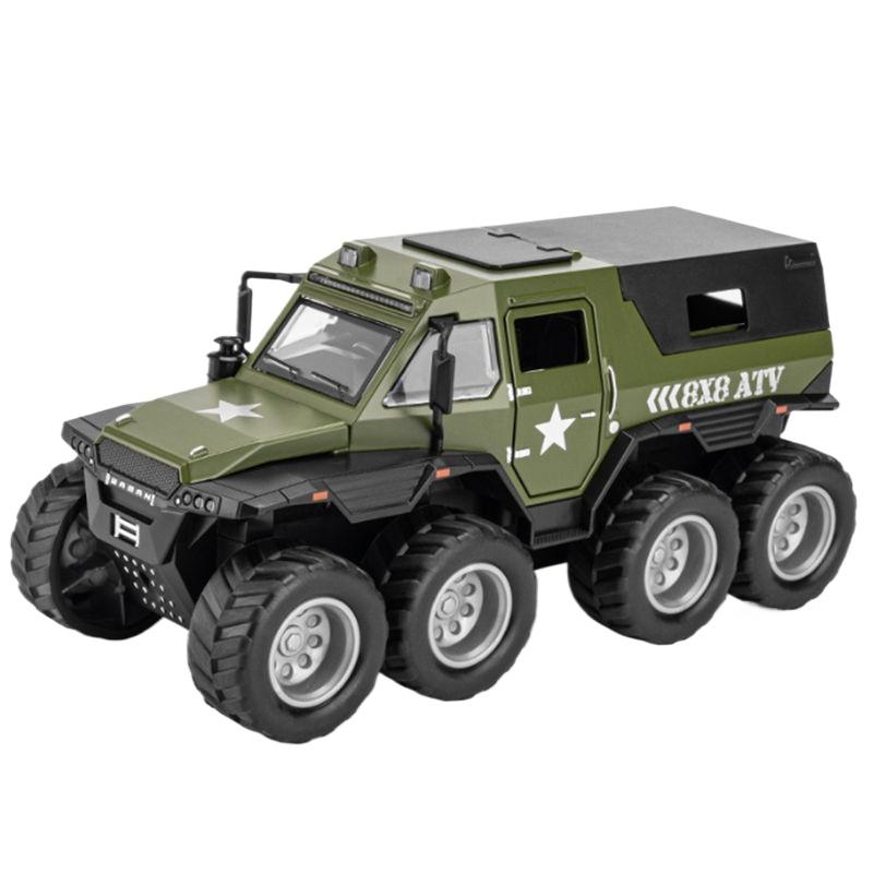 1/32 Siberia Conqueror Shaman 8*8 Tyre Alloy Car Model Diecast Metal Toy Police Off-road Vehicle Car Model Sound Light Kids Gift зелёный
1/32 Siberia Conqueror Shaman 8*8 Tyre Alloy Car Model Diecast Metal Toy Police Off-road Vehicle Car Model Sound Light Kids Gift зелёный