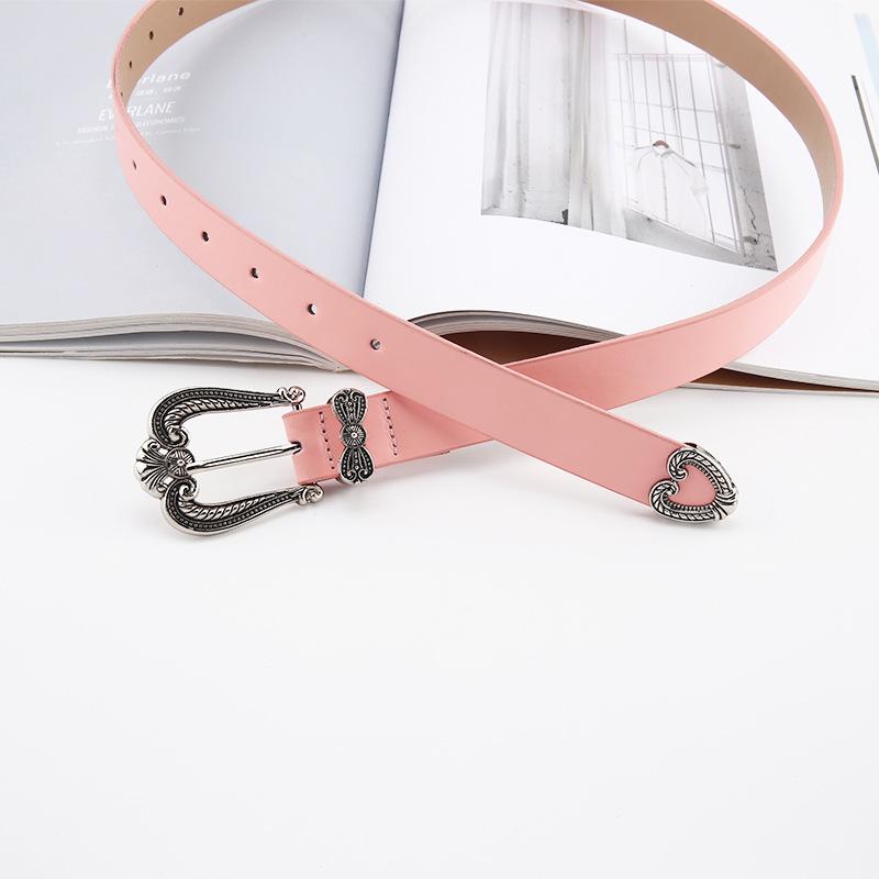 Retro Style Belt Womens Fashion Accessory With Crown Buckle Match With Any Outfit розовый
Retro Style Belt Womens Fashion Accessory With Crown Buckle Match With Any Outfit розовый