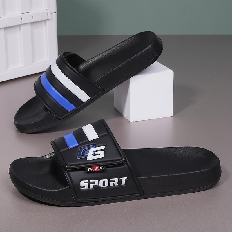 Summer fashion trend men s slippers one-word casual non-slip outdoor home teen boys letter G shoes 39 черный серый
Summer fashion trend men s slippers one-word casual non-slip outdoor home teen boys letter G shoes 39 черный серый