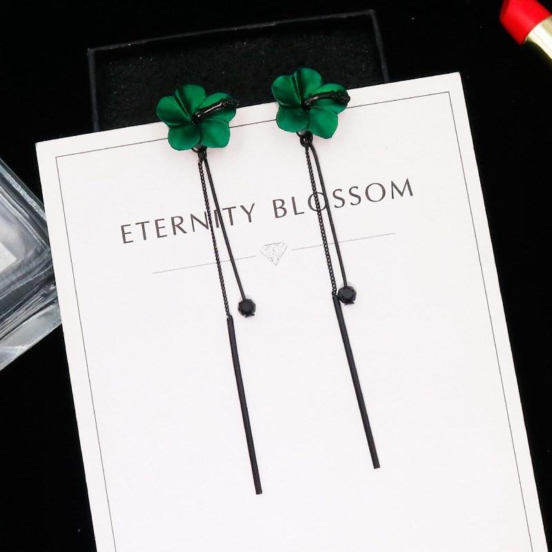 Korea Temperament Black Zircon Chain Long Tassels Retro Red Flower Stud Earrings for Women Trend Piercing Earrings Zircon Gifts зелёный
Korea Temperament Black Zircon Chain Long Tassels Retro Red Flower Stud Earrings for Women Trend Piercing Earrings Zircon Gifts зелёный