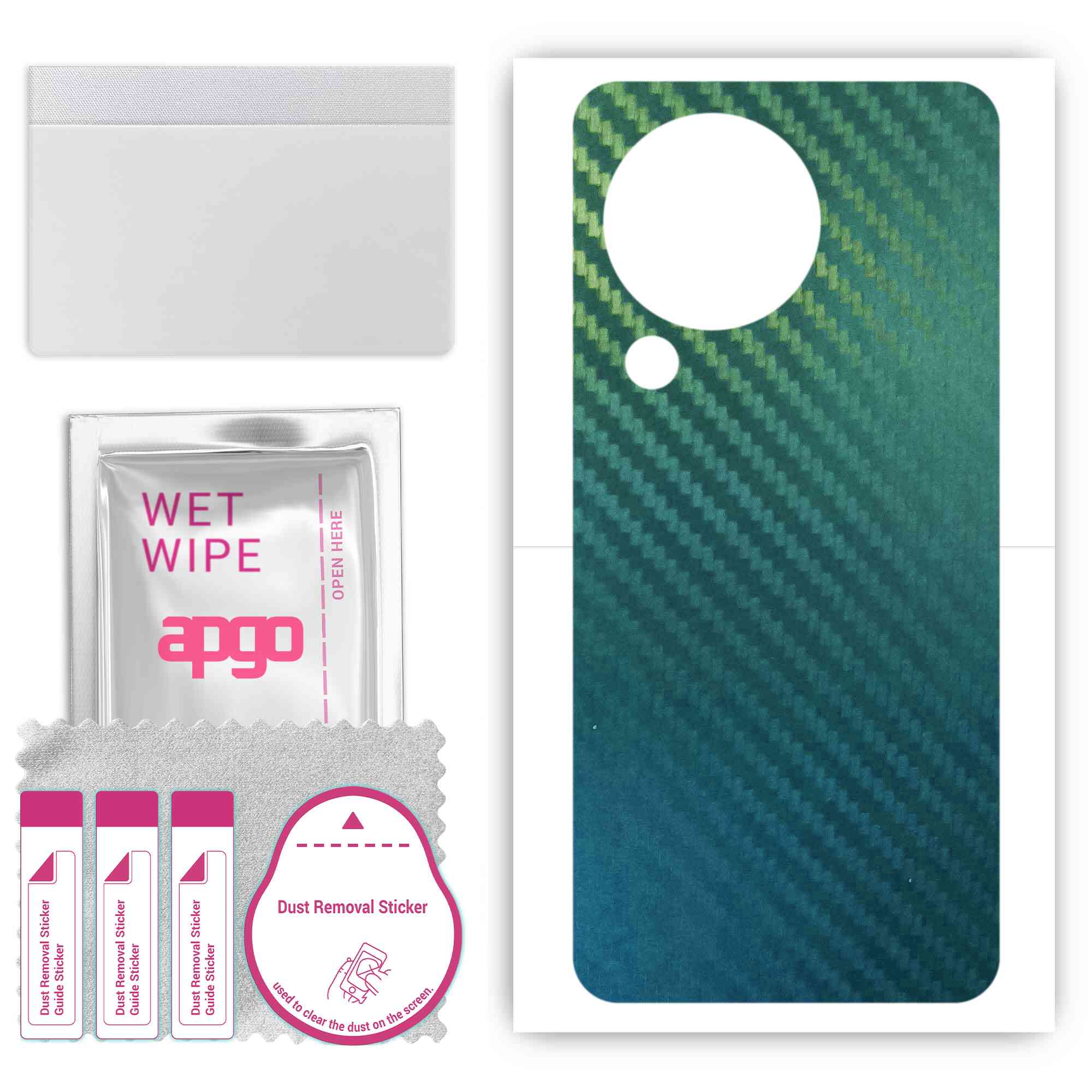 apgo Protective Skin Sticker for the back compatible with Xiaomi Civi 3, Wrap Film, Foil, Vinyl - Pattern Carbon Chameleon CAKA1
apgo Protective Skin Sticker for the back compatible with Xiaomi Civi 3, Wrap Film, Foil, Vinyl - Pattern Carbon Chameleon CAKA1