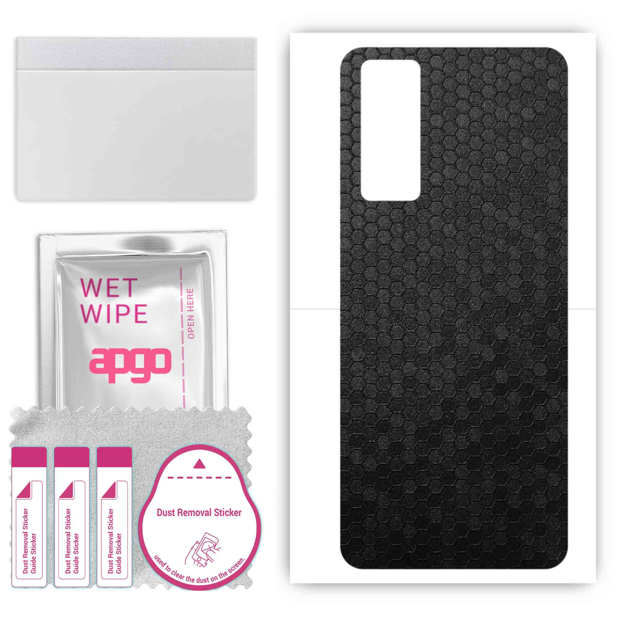 apgo Protective Skin Sticker for the back compatible with Vivo Y52 2022, Wrap Film, Foil, Vinyl - Pattern Black Honeycomb
apgo Protective Skin Sticker for the back compatible with Vivo Y52 2022, Wrap Film, Foil, Vinyl - Pattern Black Honeycomb