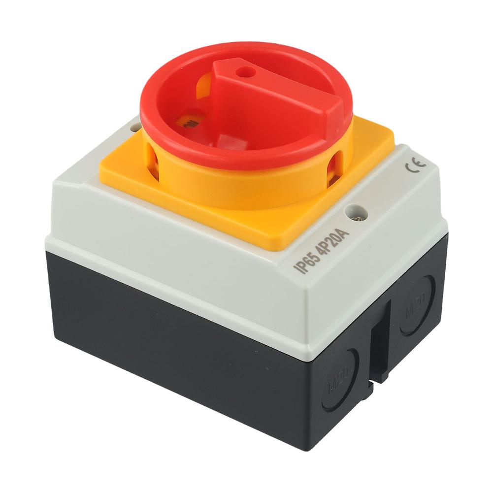 4P 20A 440V Main Switch Circuit Breaker High Strength Polycarbonate 4P Rotary Switch For AC Circuits Circuit Switching China Mainland
4P 20A 440V Main Switch Circuit Breaker High Strength Polycarbonate 4P Rotary Switch For AC Circuits Circuit Switching China Mainland