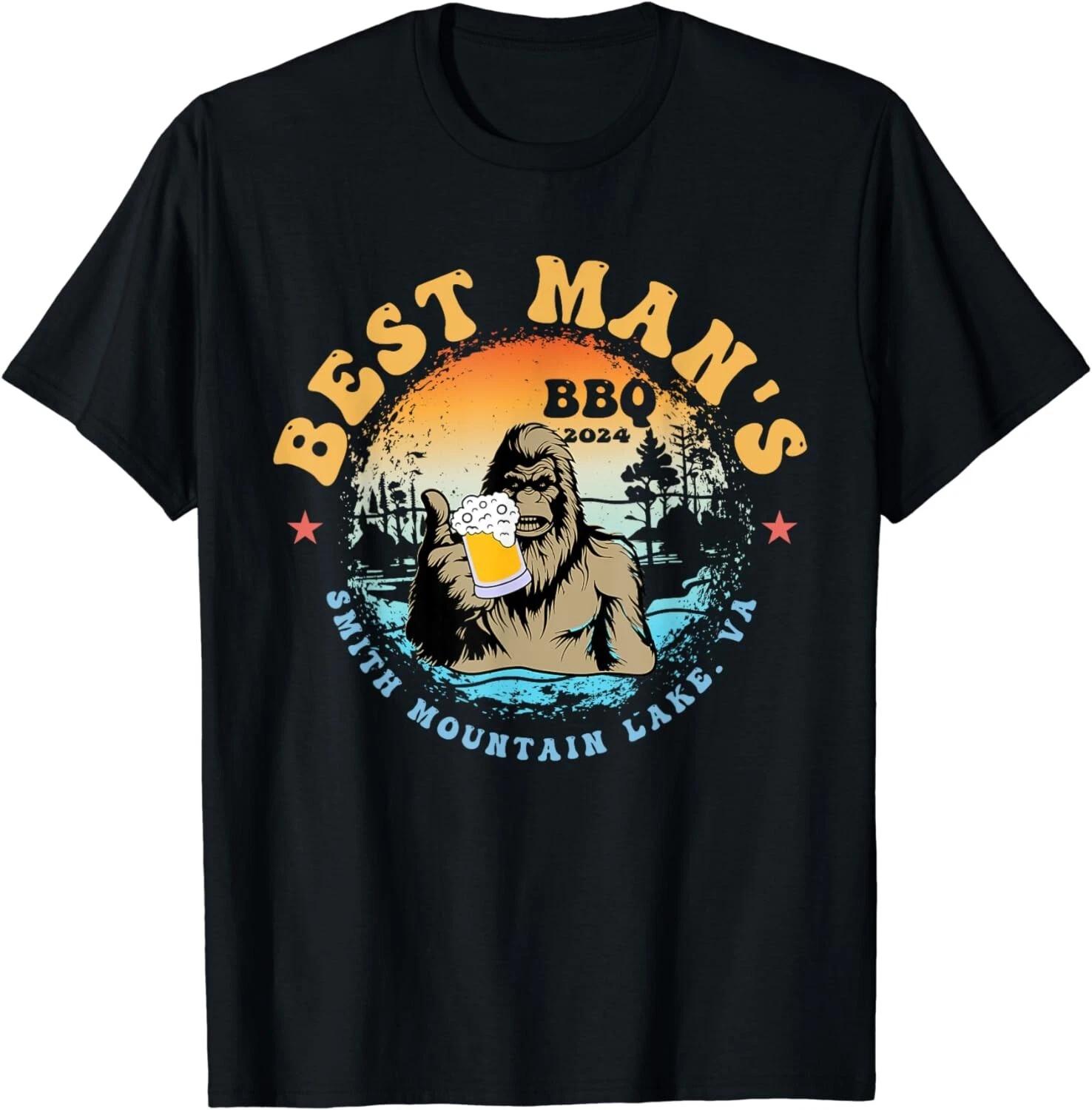 Best Man s BBQ 2024 Smith Mountain Lake Bigfoot Gift Unisex T-Shirt M
Best Man s BBQ 2024 Smith Mountain Lake Bigfoot Gift Unisex T-Shirt M
