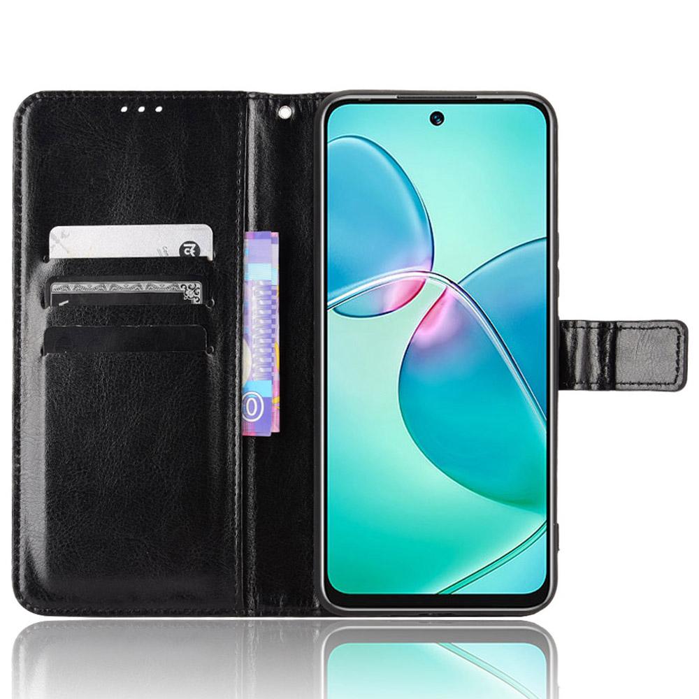 For Infinix Hot 12 Play 4G Crazy Horse Texture Flip Stand Wallet Phone Case Magnetic Clasp PU Leather Protective Cover Black
For Infinix Hot 12 Play 4G Crazy Horse Texture Flip Stand Wallet Phone Case Magnetic Clasp PU Leather Protective Cover Black