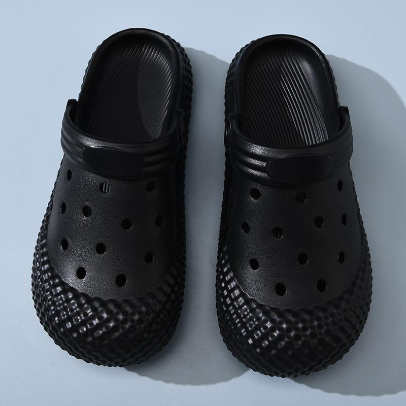 Hole shoes women s summer wear heightening non-slip bag head drag, thick-soled eva deodorant breathable beach wear-resistant men s slippers 36-37 чорний
Hole shoes women s summer wear heightening non-slip bag head drag, thick-soled eva deodorant breathable beach wear-resistant men s slippers 36-37 чорний