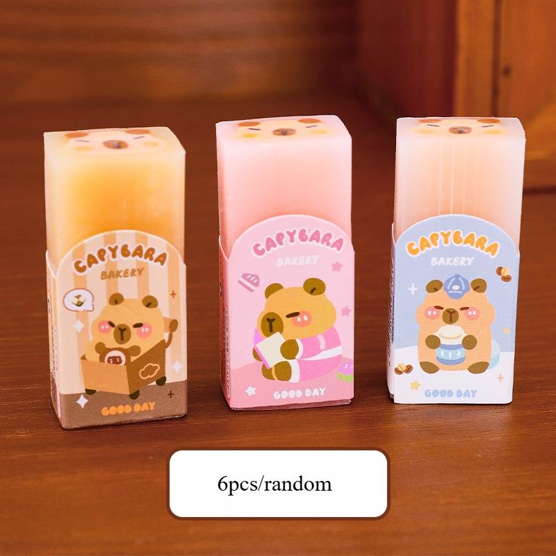 Capybara Themed Sandwich Erasers - Cute Cartoon Stationery, Clean-Wiping Pencil Erasers for Elementary Kids
Capybara Themed Sandwich Erasers - Cute Cartoon Stationery, Clean-Wiping Pencil Erasers for Elementary Kids