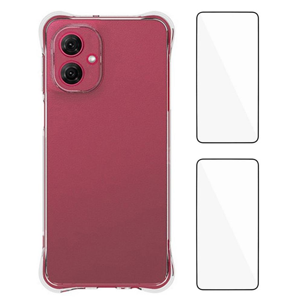 WANLONFENG WL2 Series for Motorola Moto G55 5G Case 2.0mm TPU Precise Cutouts Phone Cover with 2Pcs Tempered Glass Films Type A
WANLONFENG WL2 Series for Motorola Moto G55 5G Case 2.0mm TPU Precise Cutouts Phone Cover with 2Pcs Tempered Glass Films Type A