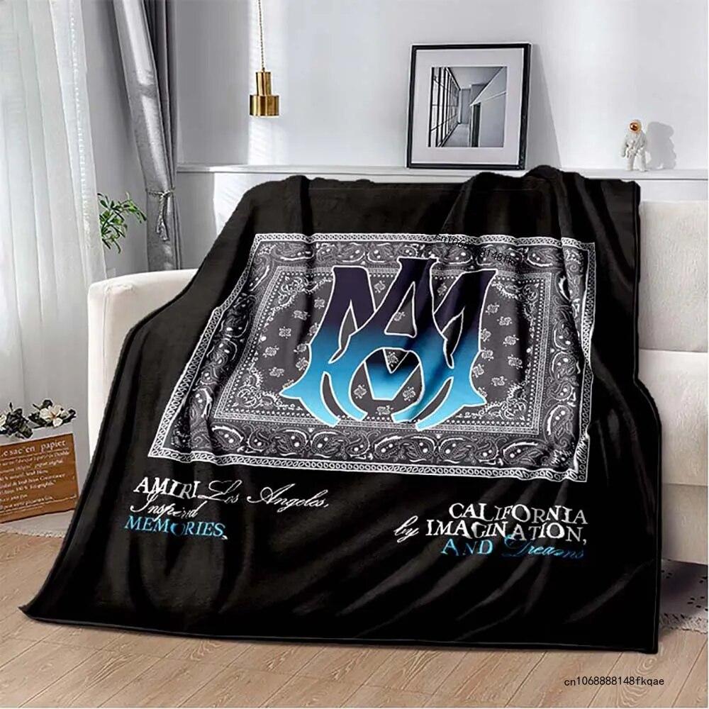 Fashion Series Blankets A-Amiri Logo Flannel Blanket Sofa Bed Bedroom Decoration Soft and Comfortable Blankets Girl Gift
Fashion Series Blankets A-Amiri Logo Flannel Blanket Sofa Bed Bedroom Decoration Soft and Comfortable Blankets Girl Gift