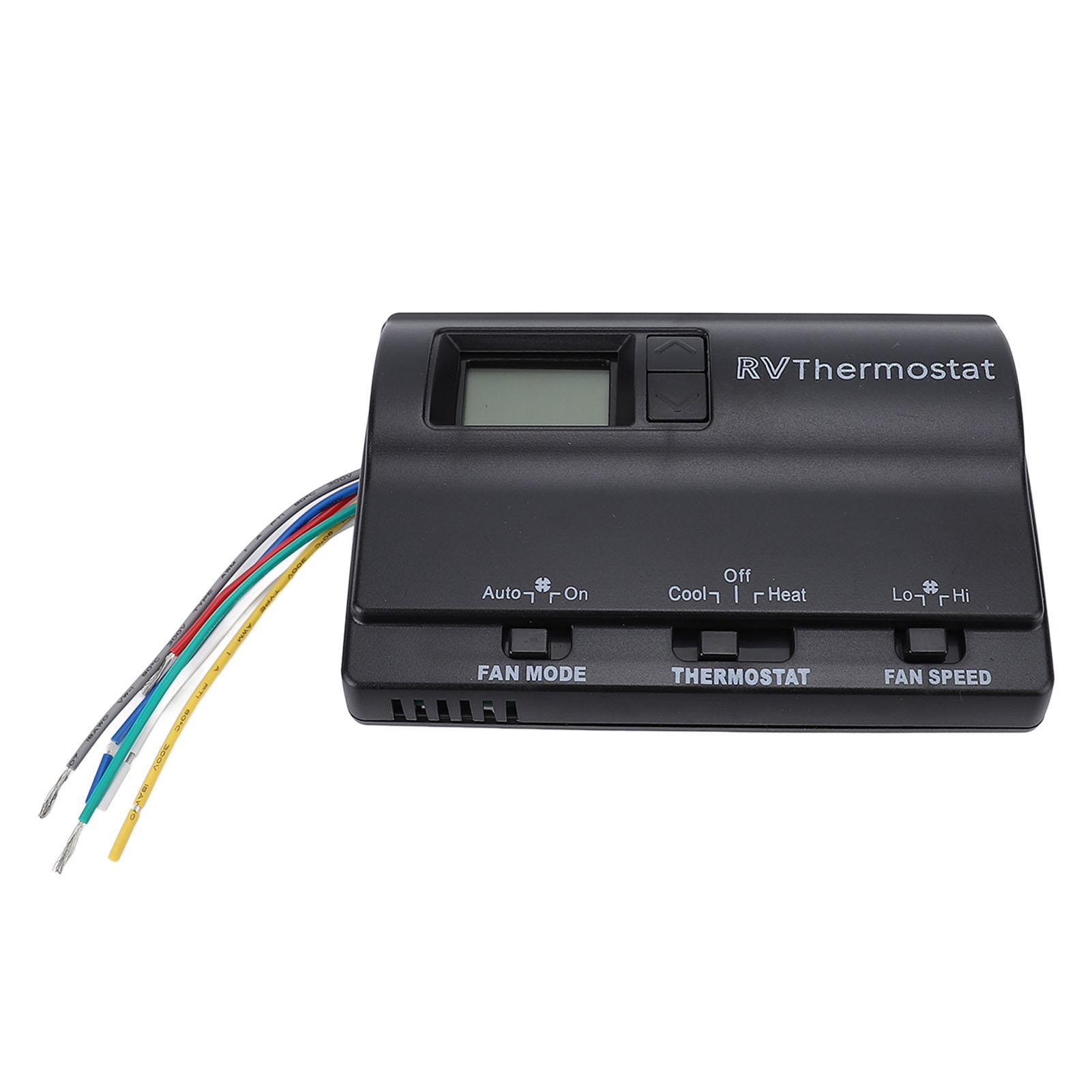 RV Digital Thermostat 83303862 3 Adjustment Modes Wall Mounted Thermostat Replacement for 8330336
RV Digital Thermostat 83303862 3 Adjustment Modes Wall Mounted Thermostat Replacement for 8330336