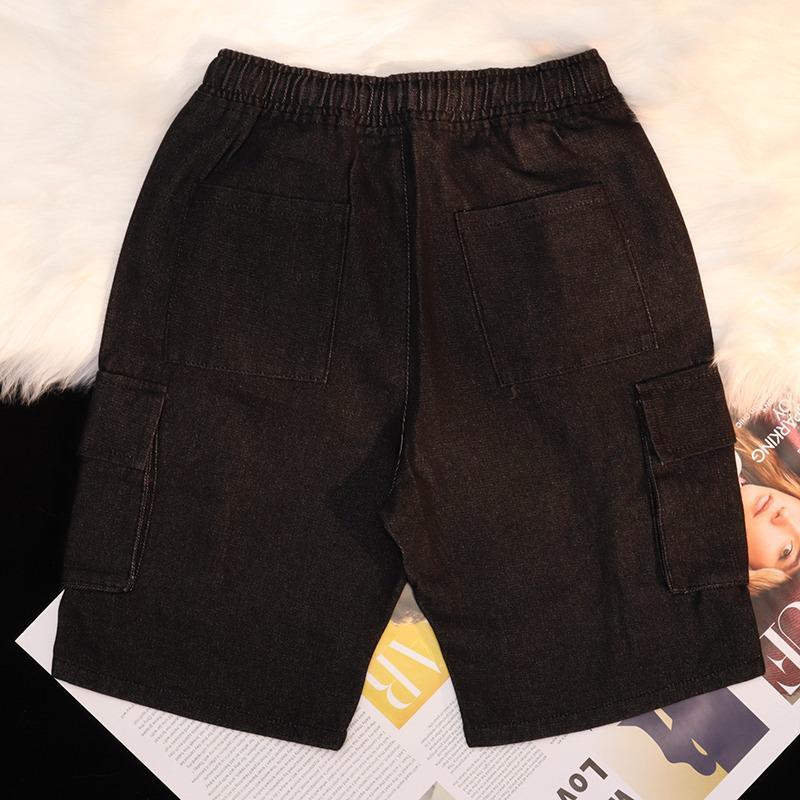 Женские летние джинсовые шорты с 5 карманами свободного кроя - Модные повседневные шорты прямого кроя для работы (2025) M чёрный
Женские летние джинсовые шорты с 5 карманами свободного кроя - Модные повседневные шорты прямого кроя для работы (2025) M чёрный