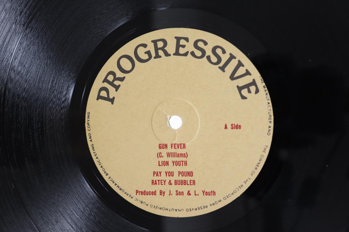 12inch Record LION YOUTH RATEY BUBBLER TRAF Gun Fever Pay You Pound Dub Fev PROG01 PROGRESSIVE UK Reggae Ska Dub Used
12inch Record LION YOUTH RATEY BUBBLER TRAF Gun Fever Pay You Pound Dub Fev PROG01 PROGRESSIVE UK Reggae Ska Dub Used