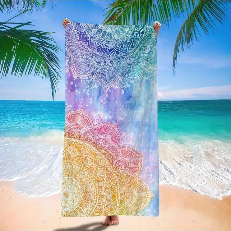 1pc Colorful Lightweight Breathable Oversized Mandala Beach Blanket - Fast-Dry Microfiber,Soft & Versatile Summer Vacation Towel W40*H60(CM)
1pc Colorful Lightweight Breathable Oversized Mandala Beach Blanket - Fast-Dry Microfiber,Soft & Versatile Summer Vacation Towel W40*H60(CM)