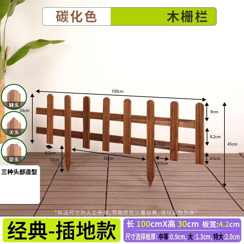 Carbonized Solid Wood Garden Fence
Carbonized Solid Wood Garden Fence