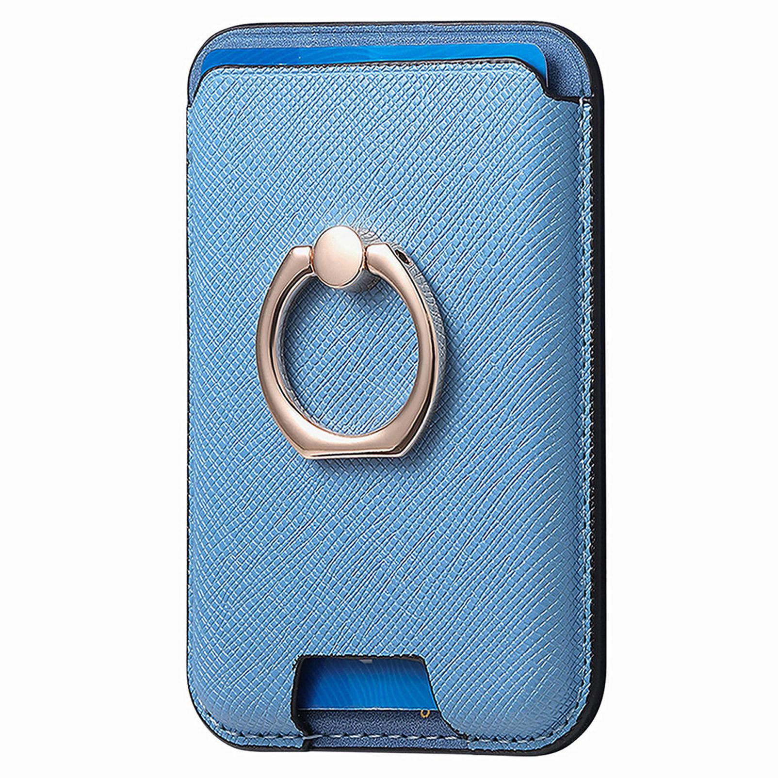 MC-W9 Magnetic Card Holder Ring Holder Kickstand Cross Texture Leather Phone Card Bag Black
MC-W9 Magnetic Card Holder Ring Holder Kickstand Cross Texture Leather Phone Card Bag Black