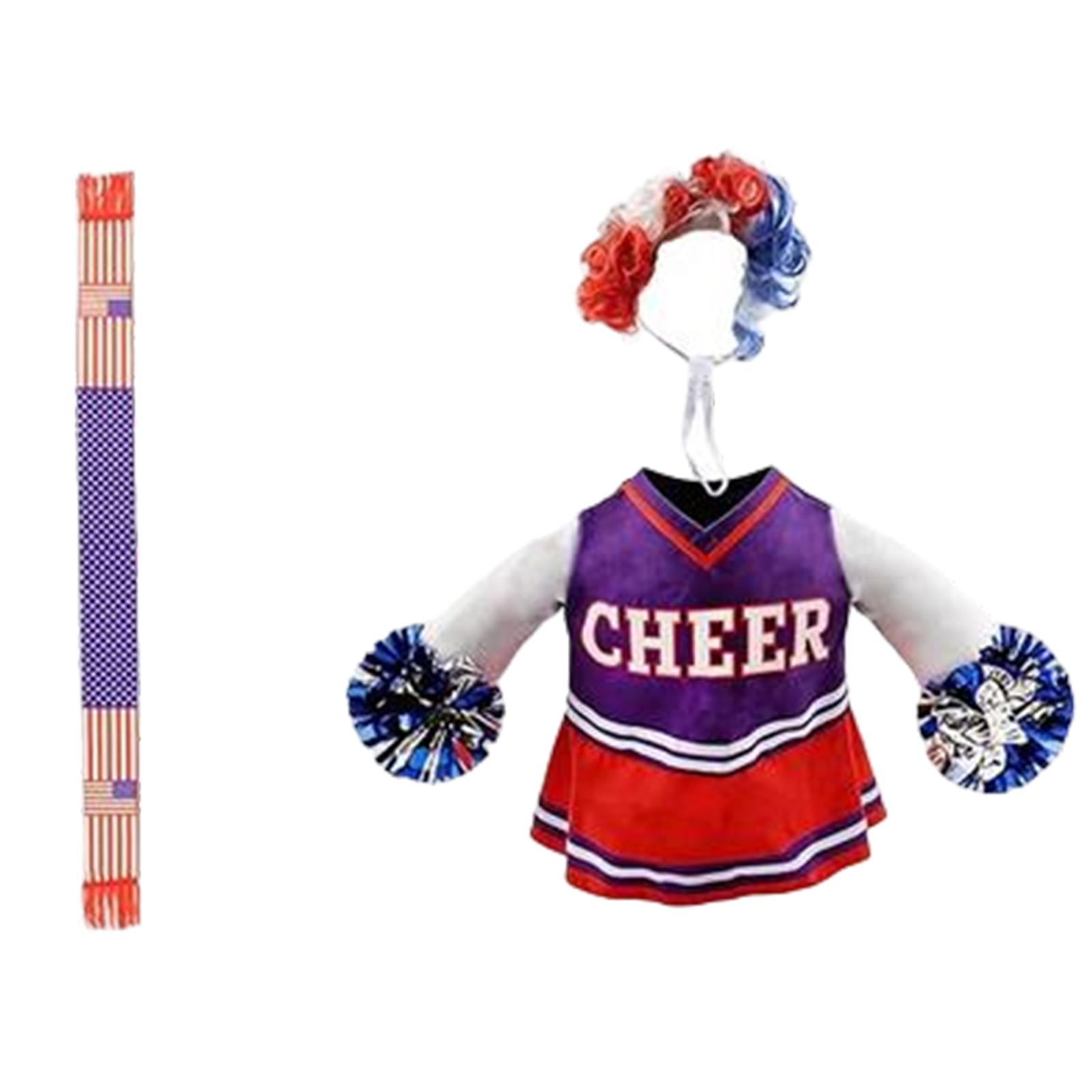 23 Inch Porch Goose Cheerleader Outfit Costume Set Includes Dress Pom Poms and Headband Suitable for Decorative Display or Themed Events one size червоний
23 Inch Porch Goose Cheerleader Outfit Costume Set Includes Dress Pom Poms and Headband Suitable for Decorative Display or Themed Events one size червоний