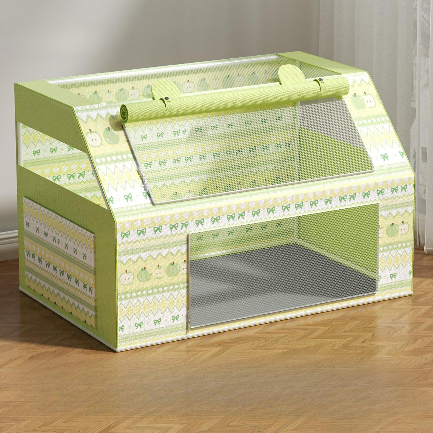 Large Space Breathable Breeding Cat Cage Special-shaped Female Cat Delivery Room Removable and Washable Pregnancy Waiting Room (green,70x55x45cm) зелёный
Large Space Breathable Breeding Cat Cage Special-shaped Female Cat Delivery Room Removable and Washable Pregnancy Waiting Room (green,70x55x45cm) зелёный
