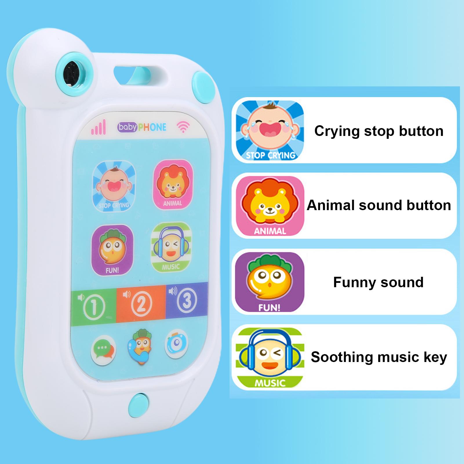 Baby Cell Phone Toy Early Education Kids Electronic Telephone Toy with Light Music
Baby Cell Phone Toy Early Education Kids Electronic Telephone Toy with Light Music