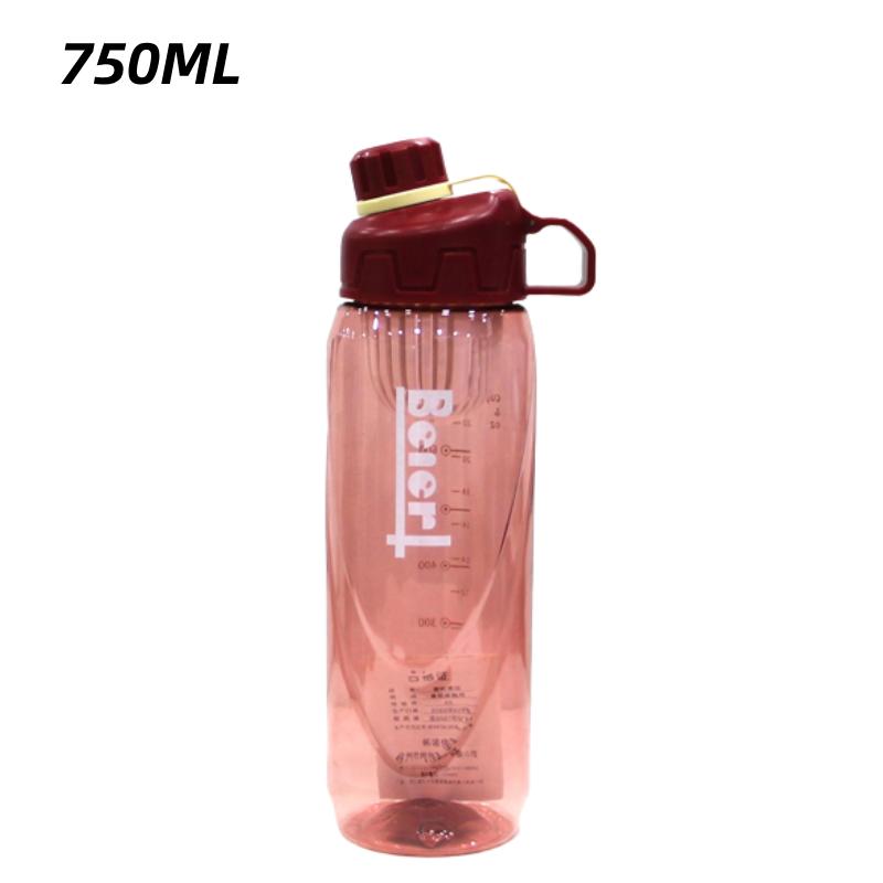 Plastic Capacity Large Water Bottle Travel Portable Mug With Filter Cup Sports 750ml червоний
Plastic Capacity Large Water Bottle Travel Portable Mug With Filter Cup Sports 750ml червоний